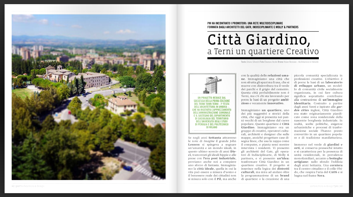 Piacere Magazine: Città Giardino, a Terni un quartiere creativo- fotografia Eleonora Anzini